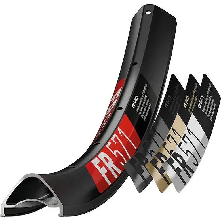 Kit de Calcomanías FR 571 DB Rojo/Oro/Negro/Plateado en Vinilo - image