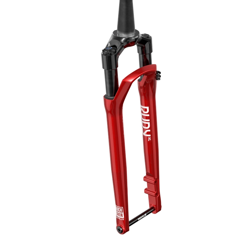Fourche Rudy XL Ultimate Race Day 2 Positions 700c 12x100mm Couronne 60mm Déport 45mm Rouge - image