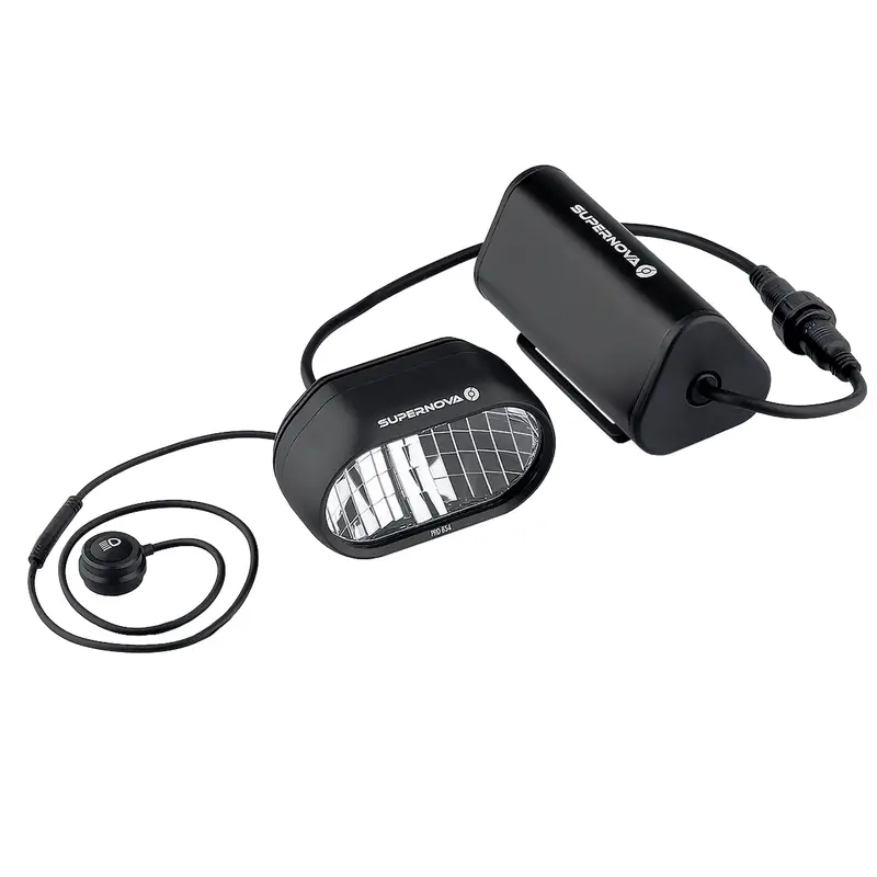 Fanale Anteriore A Batteria B54 Pro Con Abbagliante - image