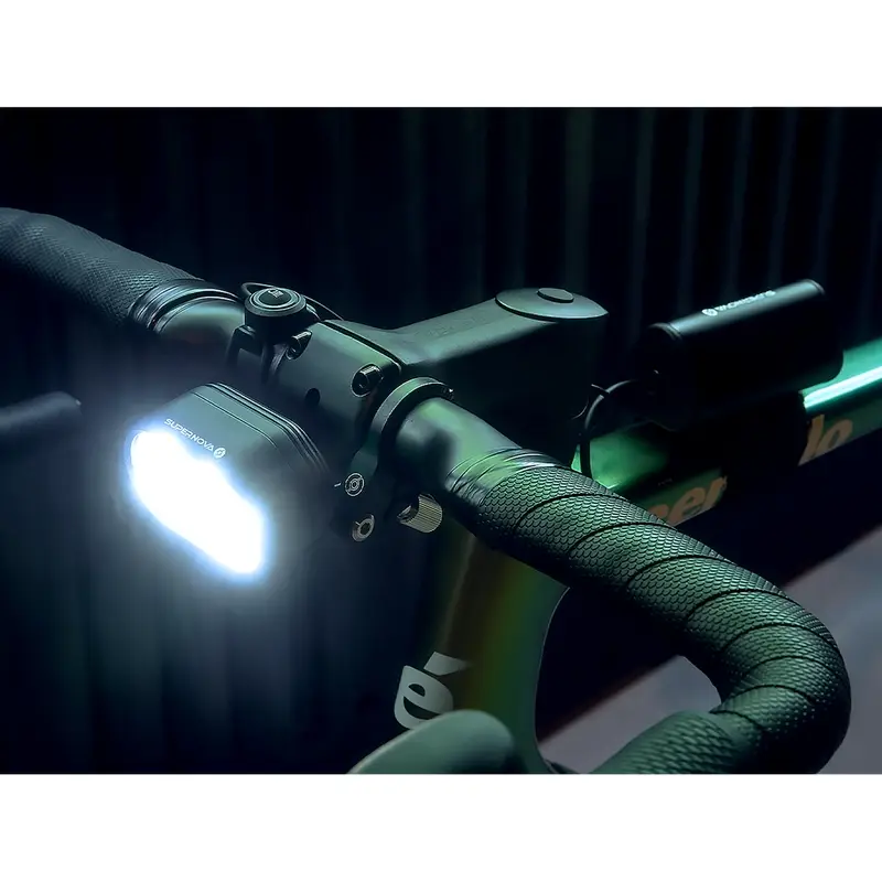 Fanale Anteriore A Batteria B54 Pro Con Abbagliante #5