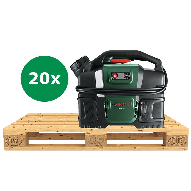 Nettoyeur Haute Pression Sans Fil Fontus 18V 6L - 20 Pièces