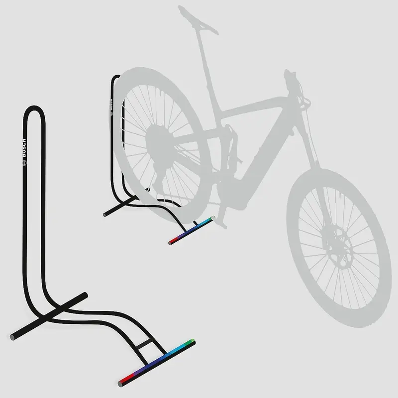 Portabici Da Pavimento Per E-Bike - image