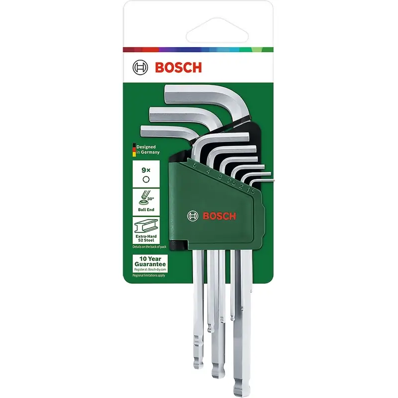 Jeu de clés Allen de 9 pièces - image