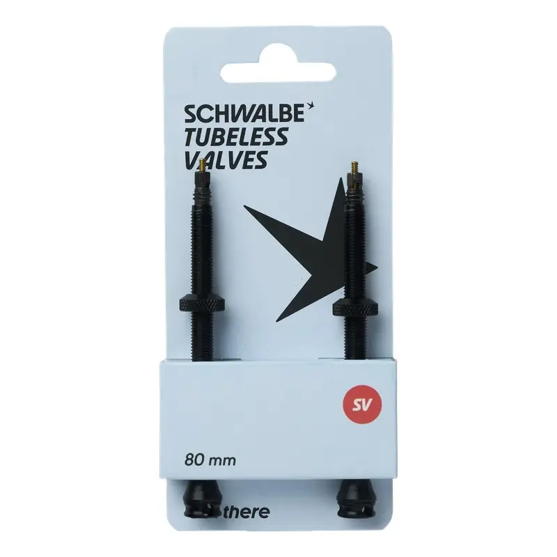 Valvola Tubeless 80mm Set da 2 Nero - image