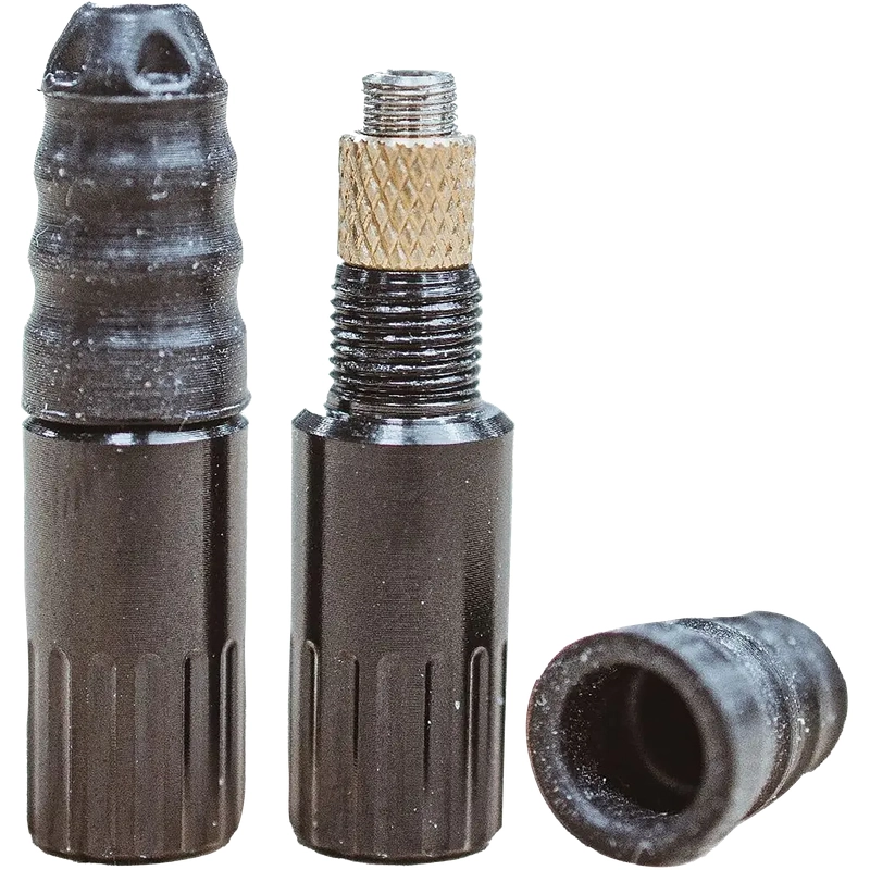 Adattatore Valvola Presta Maxflow con Tappo Antipolvere 2 Pezzi - image