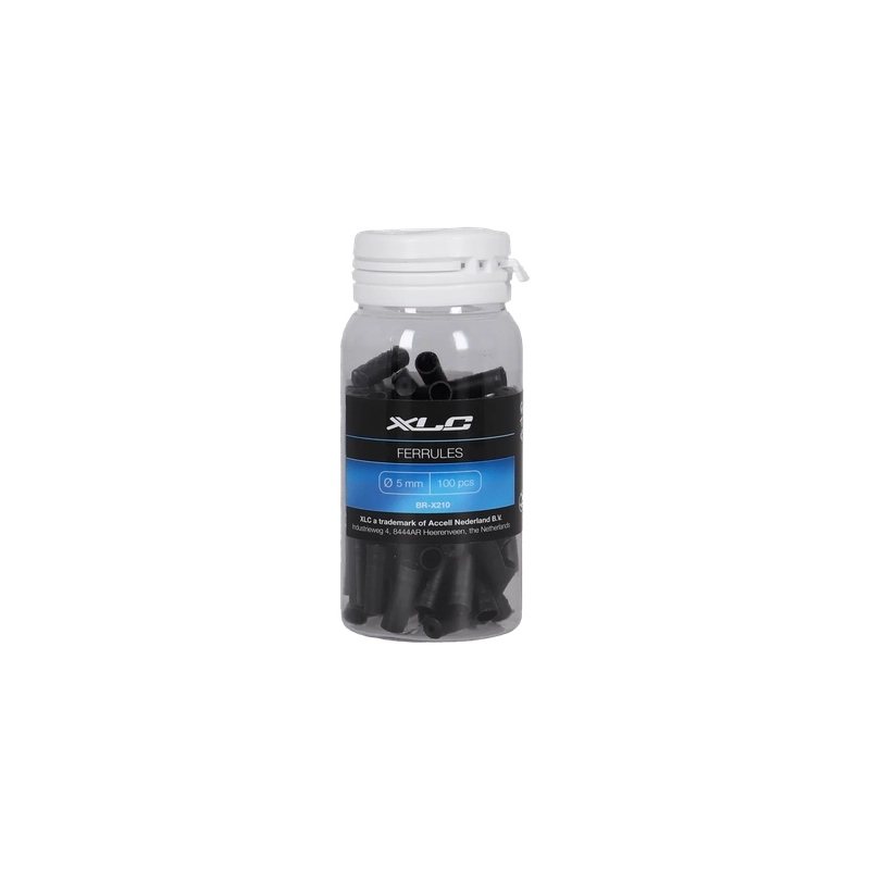 Capoguaina Cavo Freno BR-X210 5.0mm PVC Nero 100 Pezzi - image