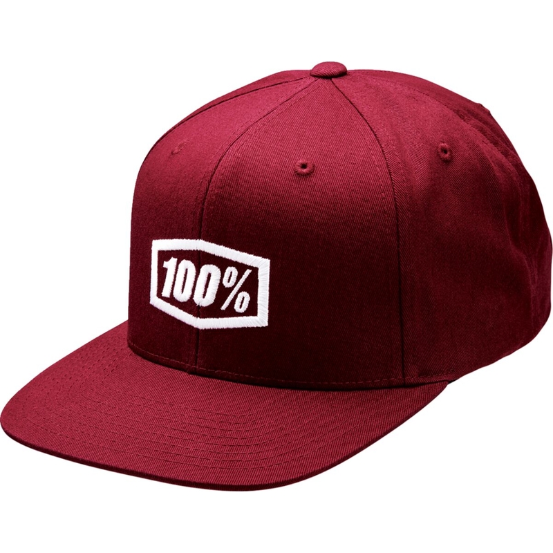 Icon Snapback Mütze Burgunder Einheitsgröße