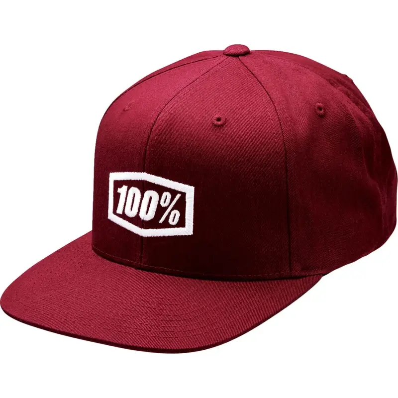 Icon Snapback Mütze Burgunder Einheitsgröße - image