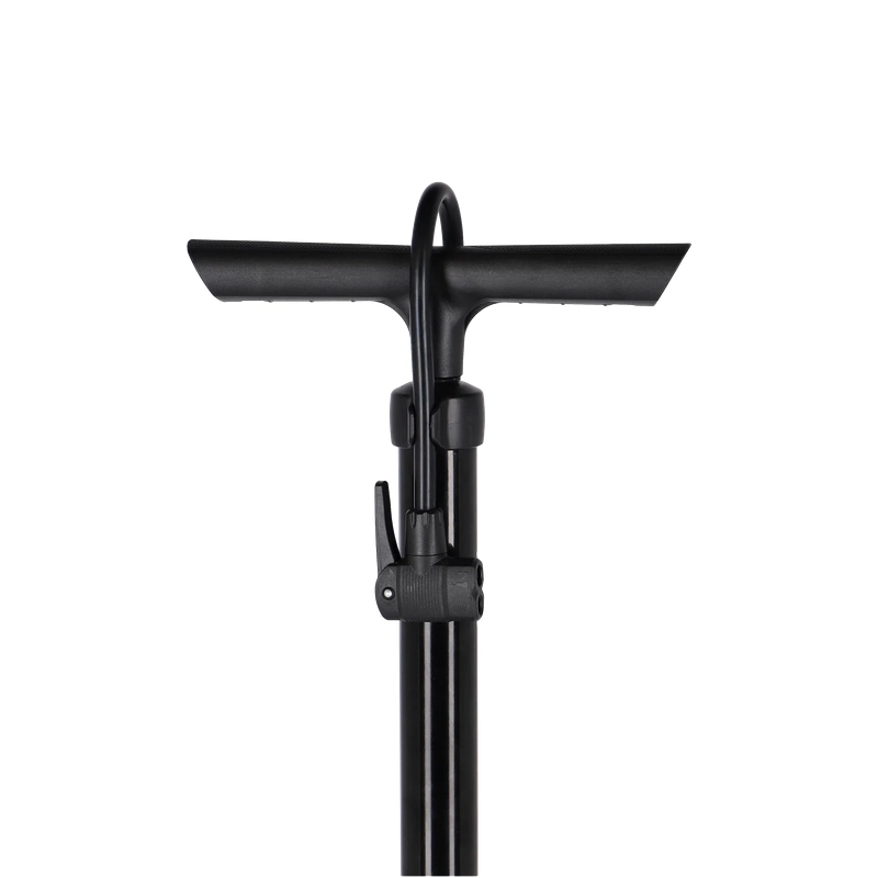 Pompa Da Pavimento PU-S08 Acciaio 6 Bar Valvola Presta/Schrader/Dunlop Nero #4