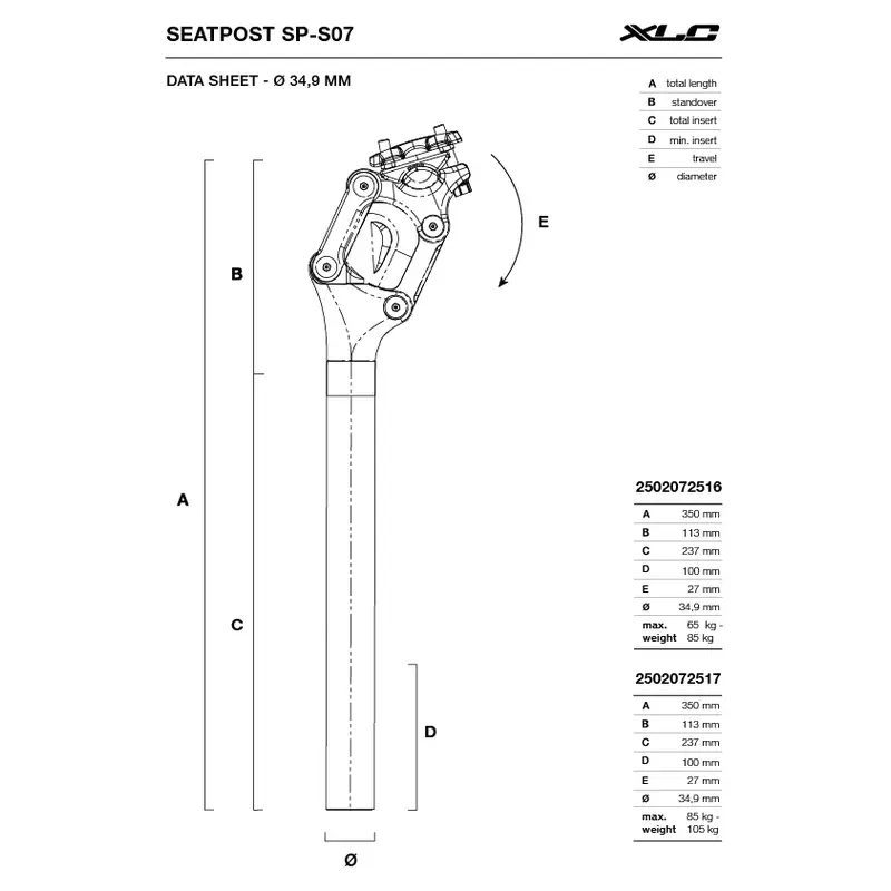 Reggisella Ammortizzato A Parallelogramma 30.9mm 350mm Nero #2