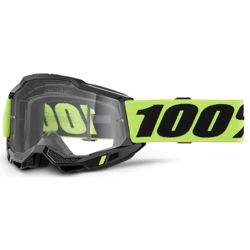 Maske Kind Accuri 2 Schwarz/Gelb Fluoreszierend Klare Linse - image