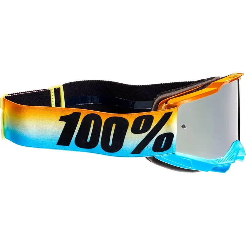 Masque Accuri2 Sunset Orange/Bleu Lentille Argent Miroir #1