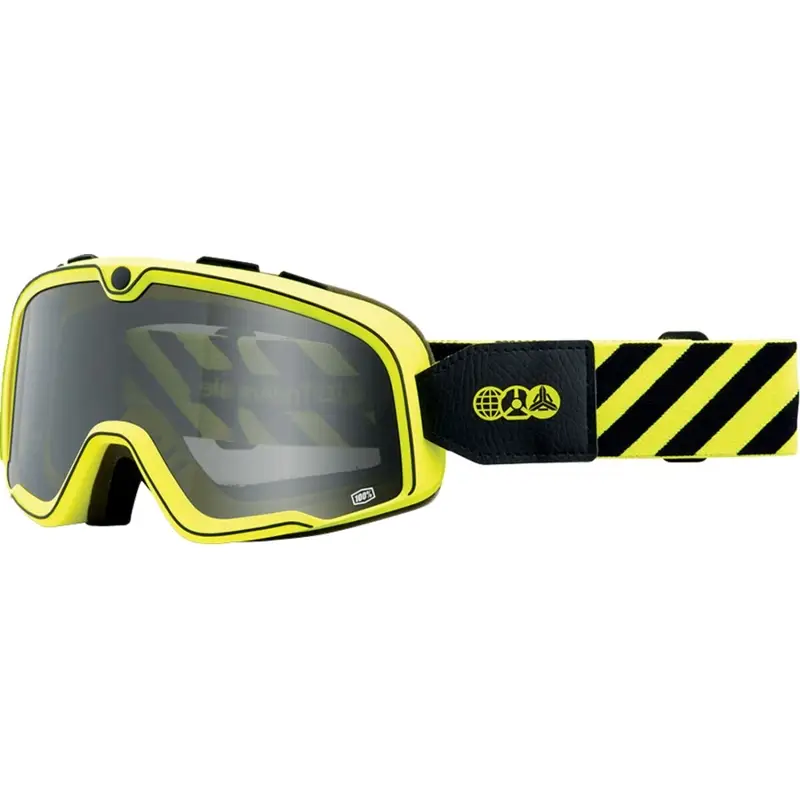 Barstow Arsenal Maske Schwarz/Gelb Fluoreszierend Schwarz Transparente Linse - image