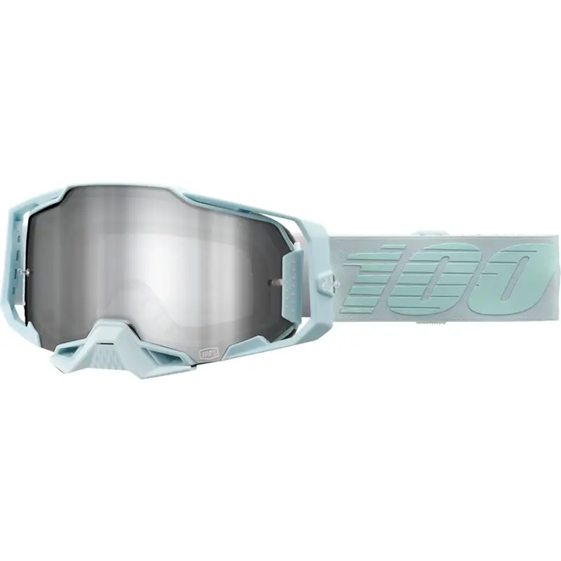 Masque Armega Bleu Glace Lentille Argent Miroir - image