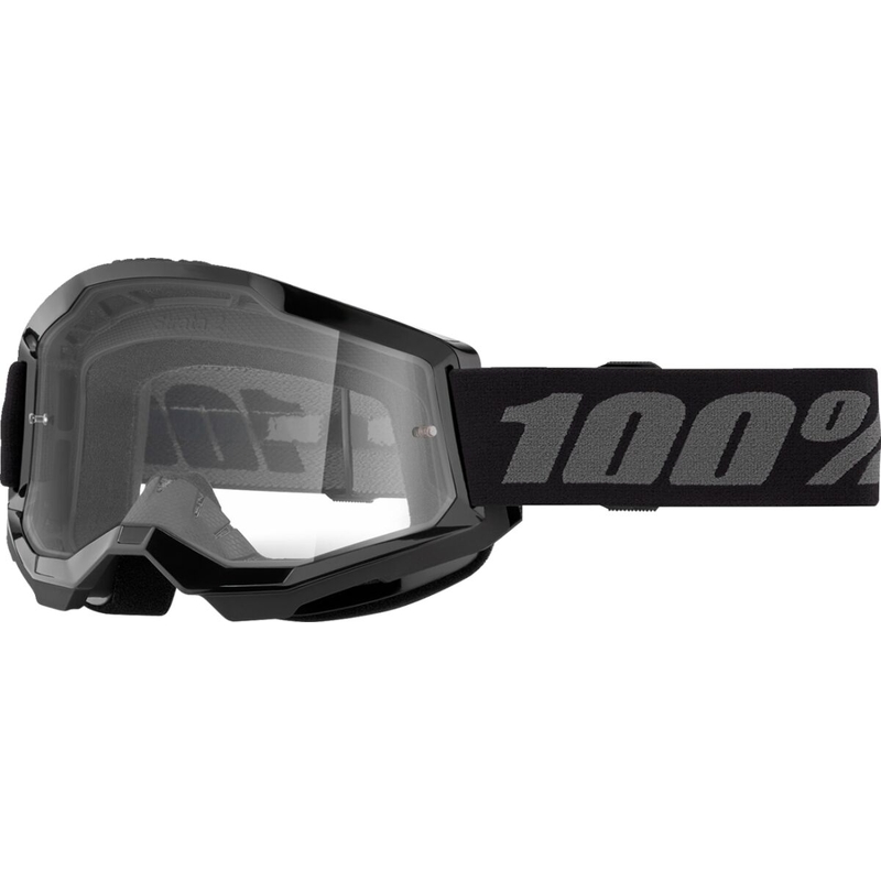 Masque Strata 2 Noir/Gris Verre Transparent
