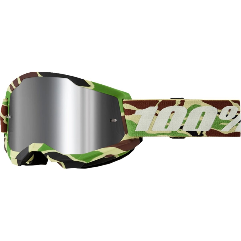Maschera Strata 2 Camouflage Lente Argento Specchiato