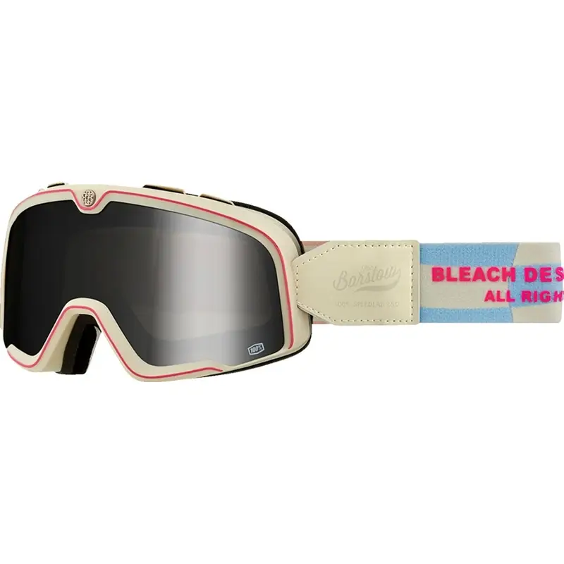 Masque Barstow Bleach Crème/Turquoise/Fuchsia Lentille Noir Transparent - image