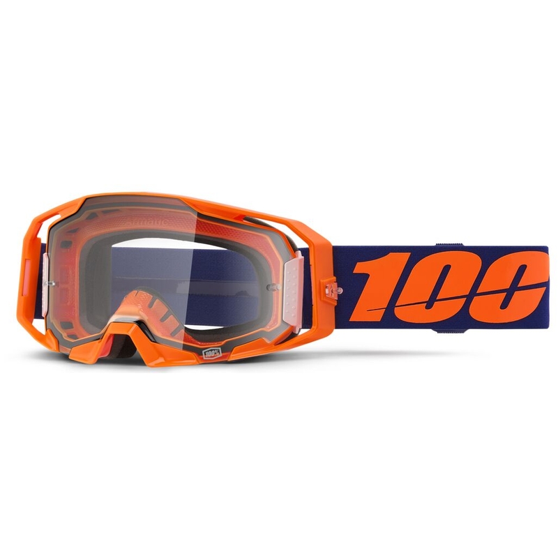 Masque ARmatic Orange/Bleu Lentille Transparente