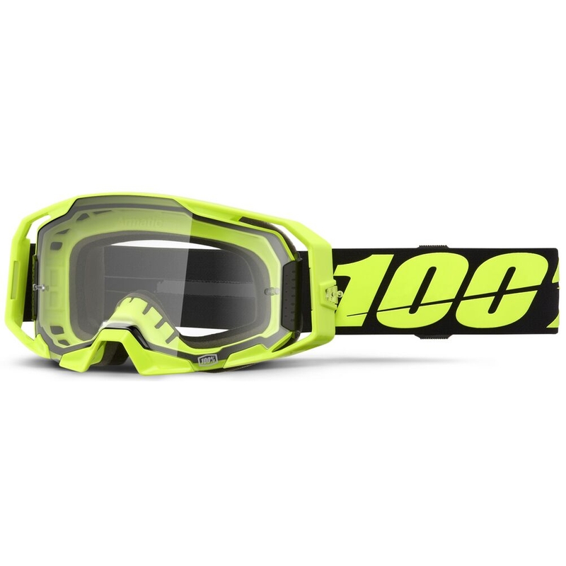 Masque ARmatic Jaune Fluorescent/Noir Verre Transparent