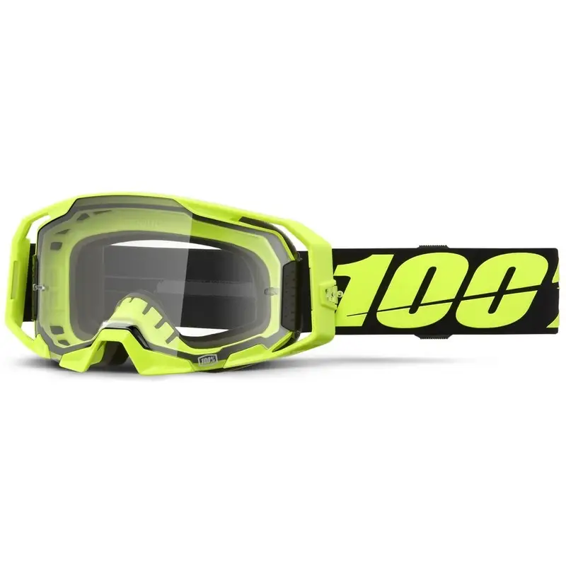 Masque ARmatic Jaune Fluorescent/Noir Verre Transparent - image