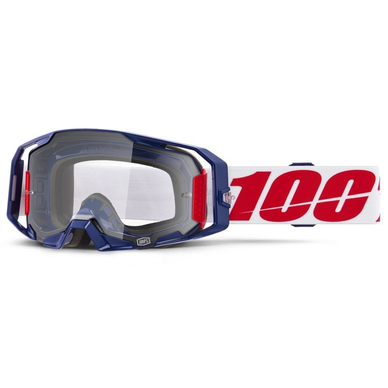 Masque ARmatic Z Bleu/Blanc/Rouge Lentille Transparente