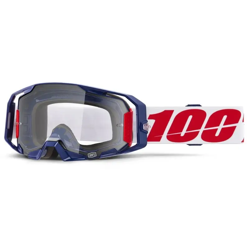 Masque ARmatic Z Bleu/Blanc/Rouge Lentille Transparente - image