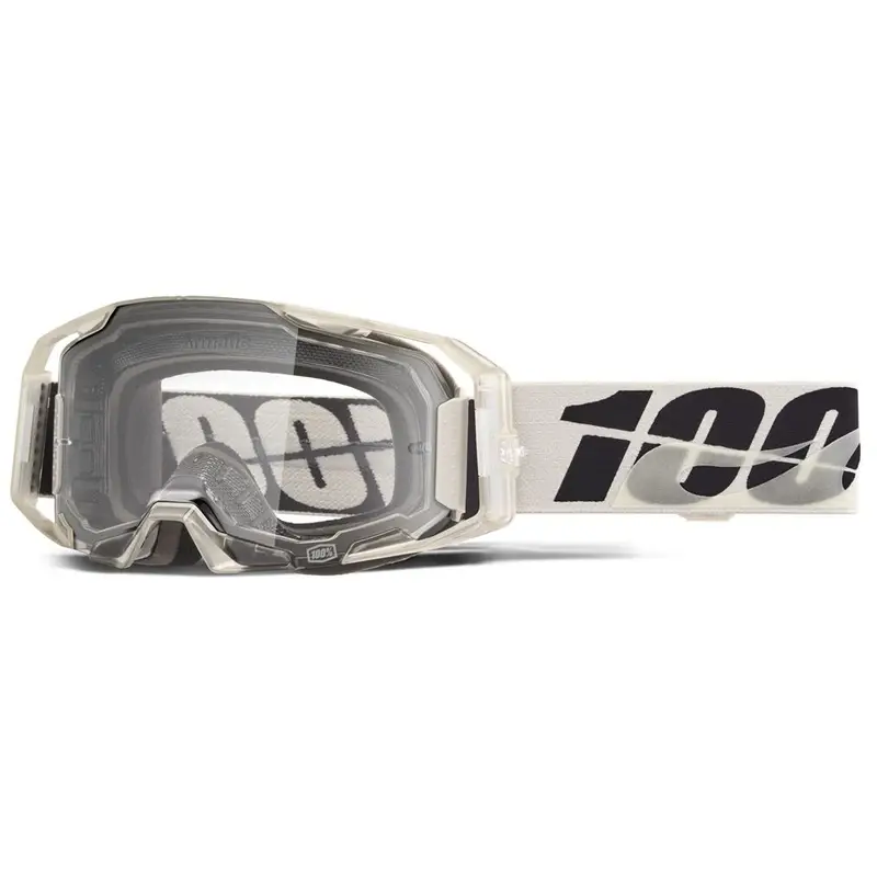 Masque ARmatic Blanc/Noir Lentille Transparente - image