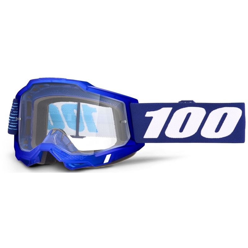 Masque Accuri 2 Bleu/Blanc Lentille Transparente