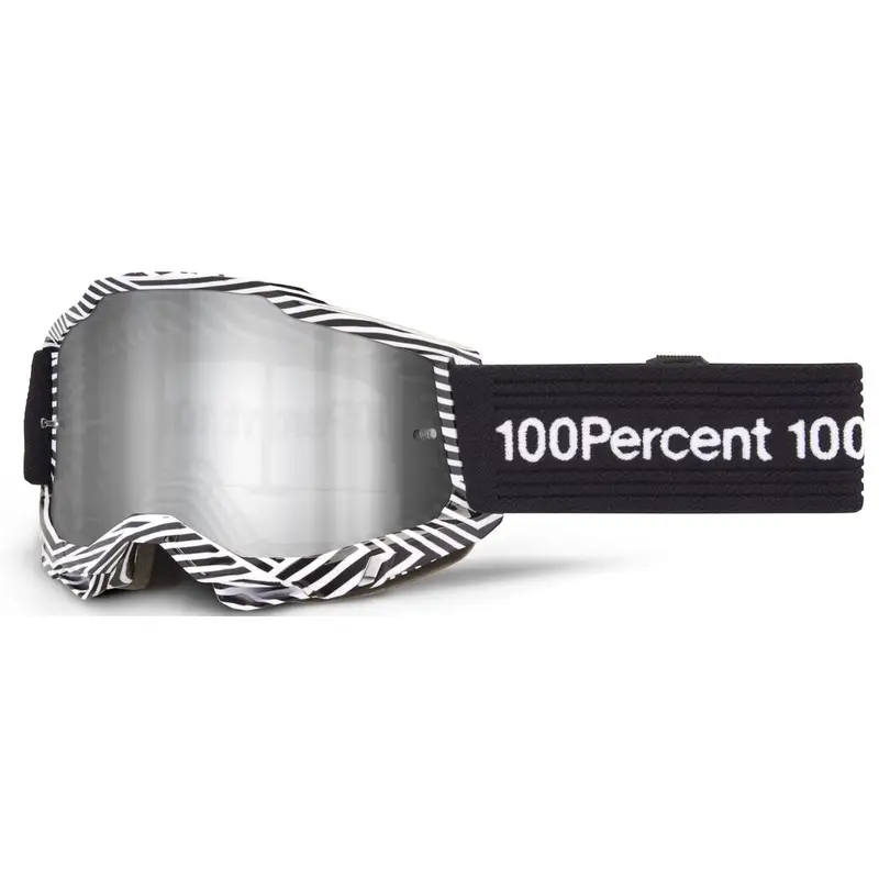 Masque Accuri 2 Noir/Blanc Verre Argent Miroir - image