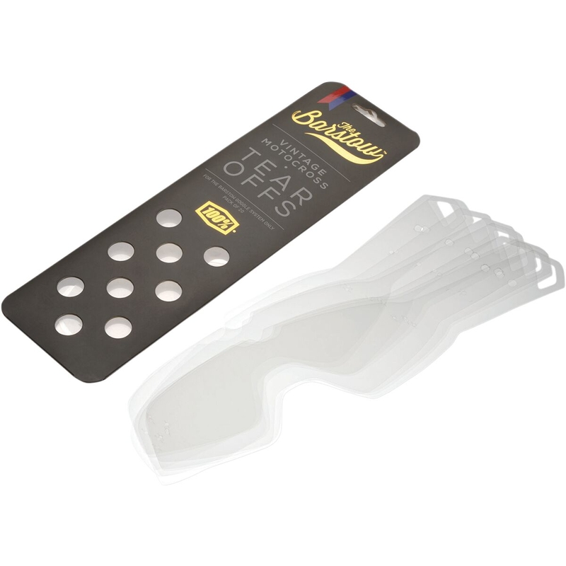 Tear-Off Folien Barstow Maske 20 Stk