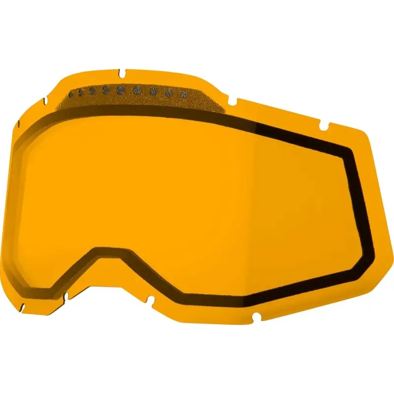 Lentille de rechange double ventilée pour masque Accuri2/Racecraft2/Strata2 orange transparent - image