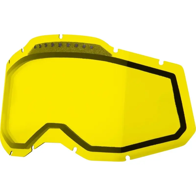 Lentille de rechange double ventilée pour masque Accuri2/Racecraft2/Strata2 Jaune Transparent - image