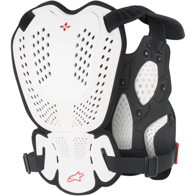 Coleira Protetora A-1 Contra-aguaceiros Preto/Vermelho/Branco Tamanho M/L #1