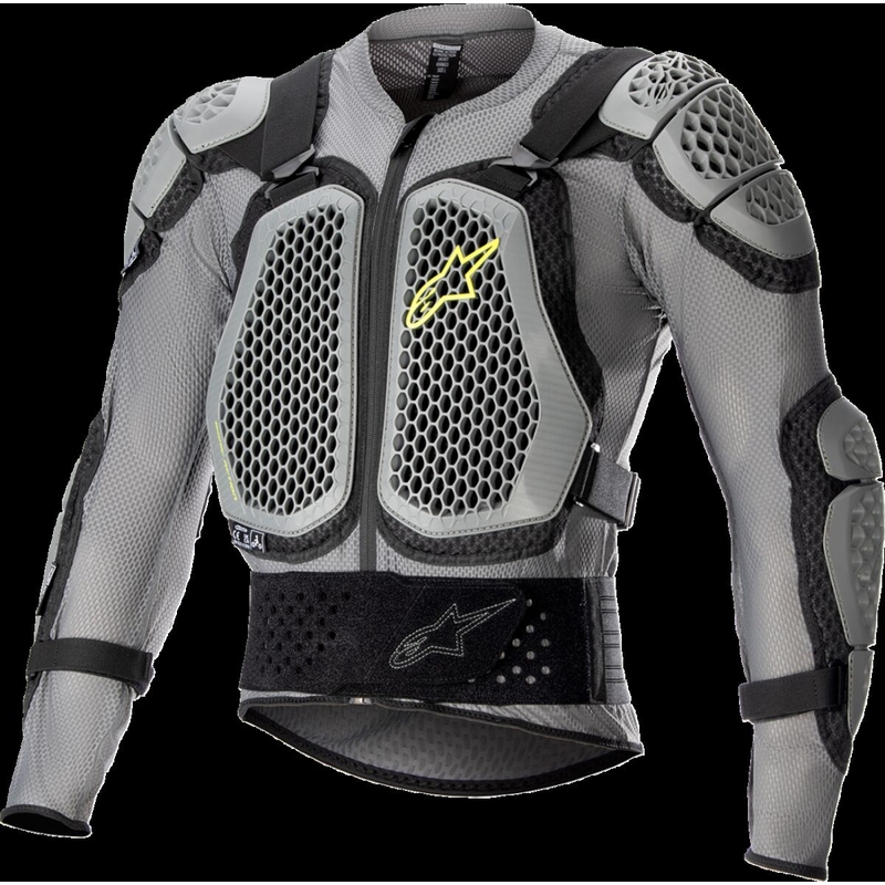 Colete Protetor Bionic Action V2 Preto/Cinza/Amarelo Tamanho S
