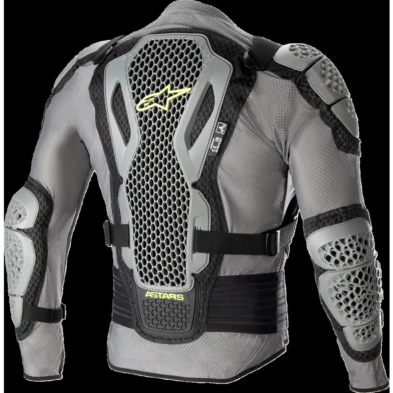 Colete Protetor Bionic Action V2 Preto/Cinza/Amarelo Tamanho S #1