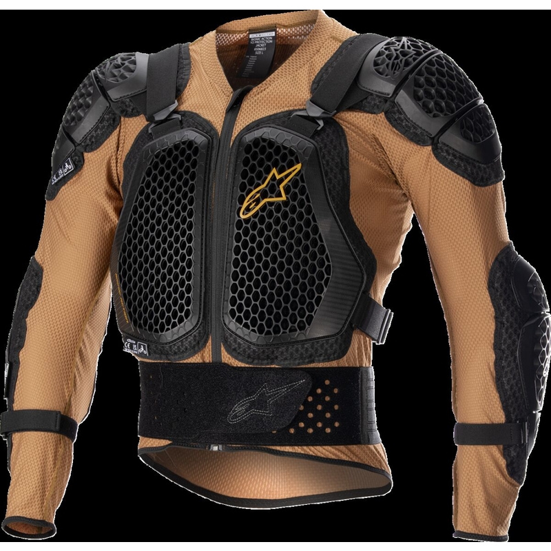 Coleira Peitoral Protetora Bionic Action V2 Preto/Marrom Tamanho S