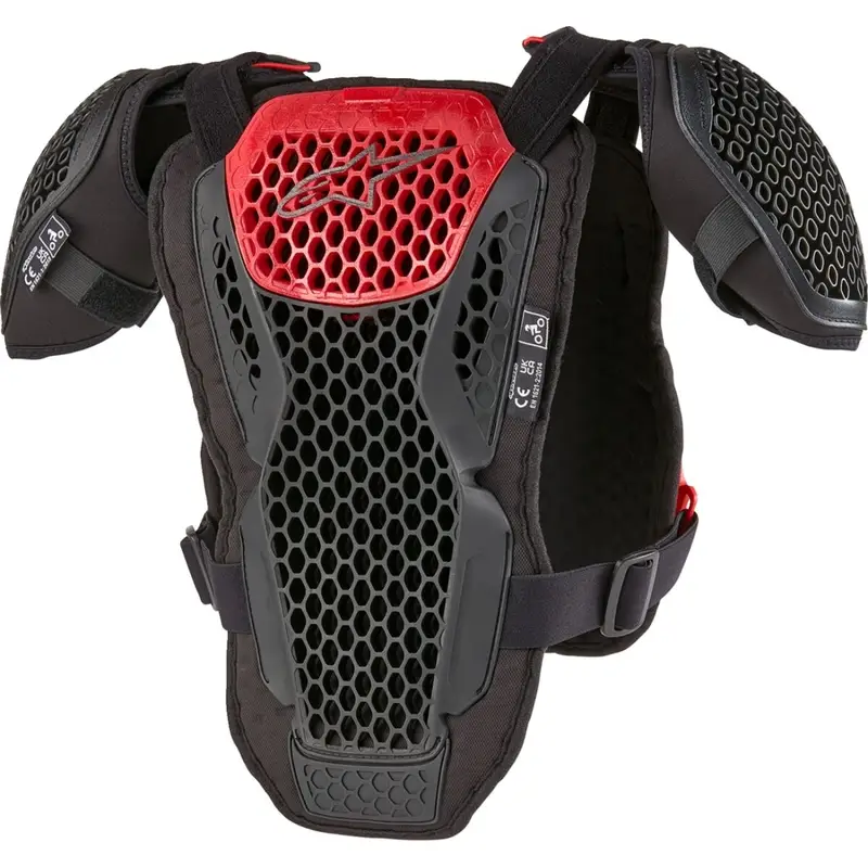 Colete Protetor Bionic Action Criança Preto/Vermelho Tamanho S/M #1