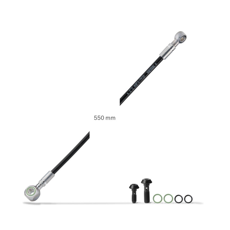 Tuyau de Frein de l'Étrier de Caliper Avant à l'Unité de Contrôle ABS 550mm