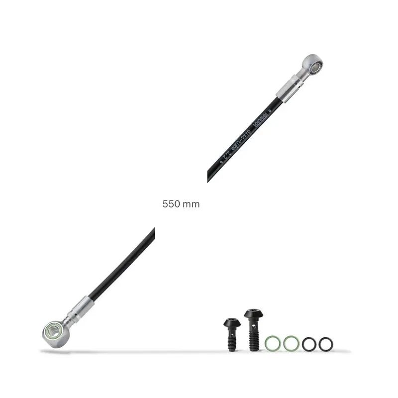 Tuyau de Frein de l'Étrier de Caliper Avant à l'Unité de Contrôle ABS 550mm - image