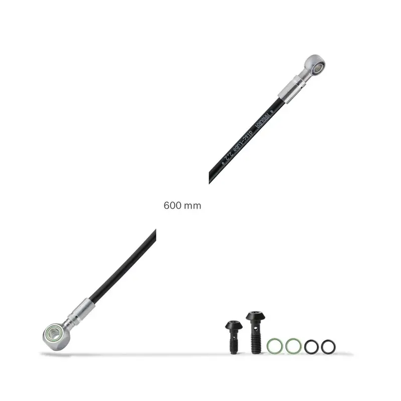 Tuyau de Frein de l'Étrier de Caliper Avant à l'Unité de Contrôle ABS 600mm - image