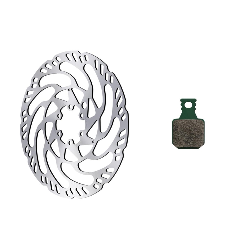 Kit Ottimizzazione Freno E-Bike Mt E-Stop Disco 160mm Mdr C E Pastiglie 8 S