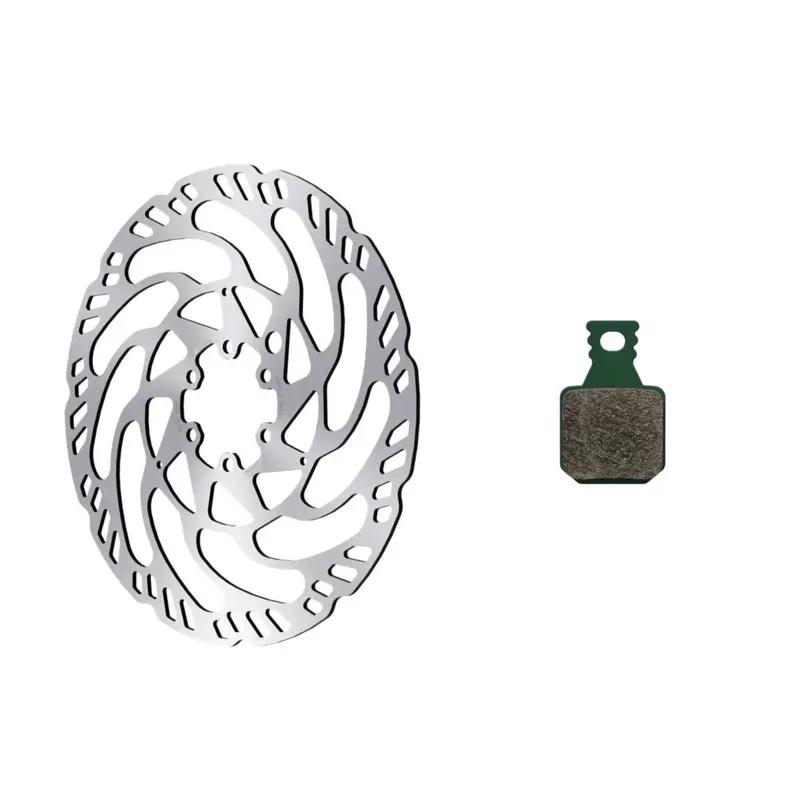 Kit Ottimizzazione Freno E-Bike Mt E-Stop Disco 160mm Mdr C E Pastiglie 8 S - image