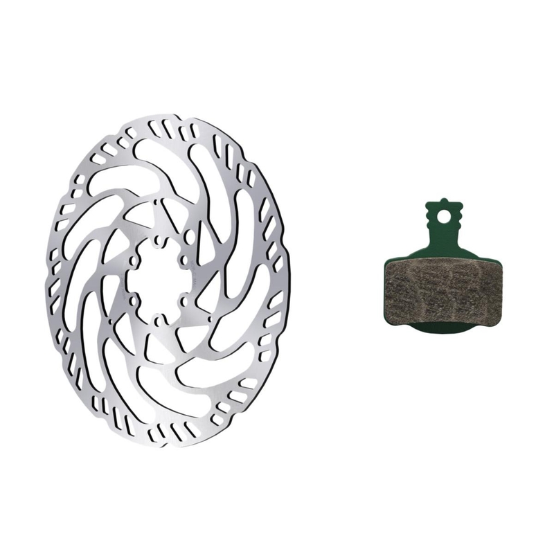 Kit Ottimizzazione Freno E-Bike Mt E-Stop Disco 160mm Mdr C E Pastiglie 7 S