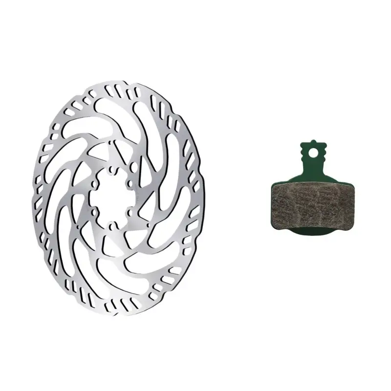 Kit Ottimizzazione Freno E-Bike Mt E-Stop Disco 160mm Mdr C E Pastiglie 7 S - image