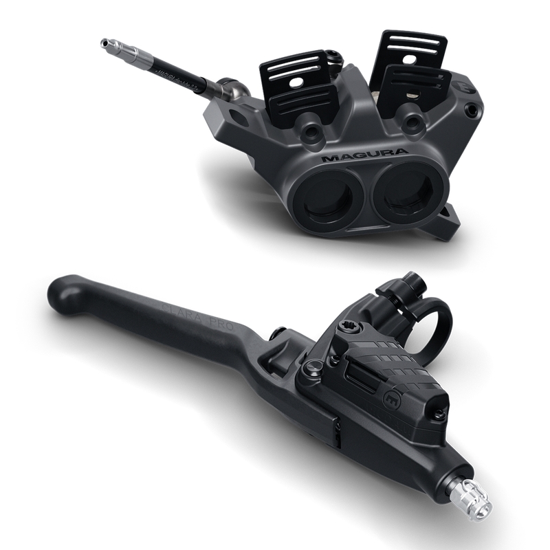 Freno A Disco Clara Pro Destro 4 Pistoni Easy Link Tubo 2200mm