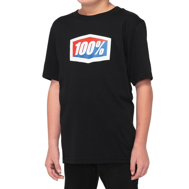 Offizielles Schwarzes T-Shirt Logo Größe S