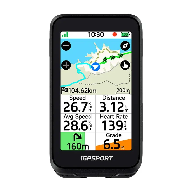 Ciclocomputer GPS BINAVI AIR con Schermo 3'' Touchscreen a Colori - image