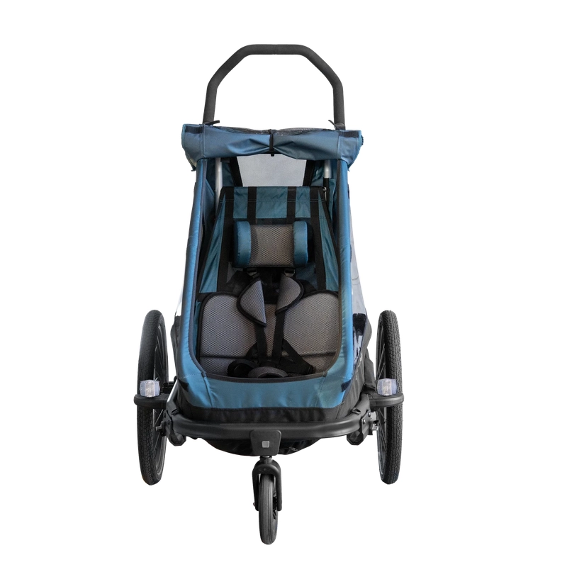Rimorchio Per Bambini Mono T BS-K01 Petrolio/Lilla #1