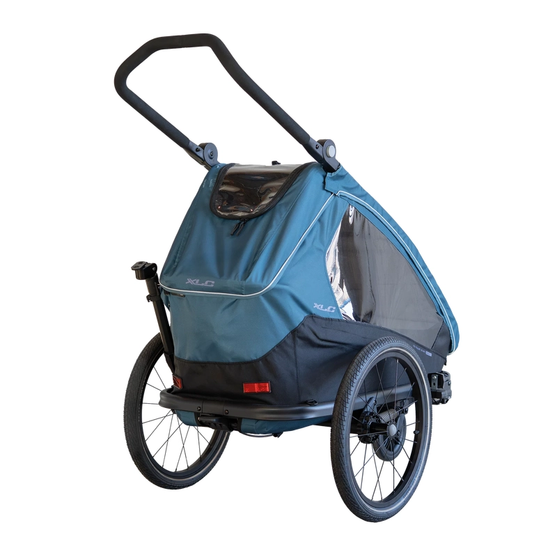 Rimorchio Per Bambini Mono T BS-K01 Petrolio/Lilla #2