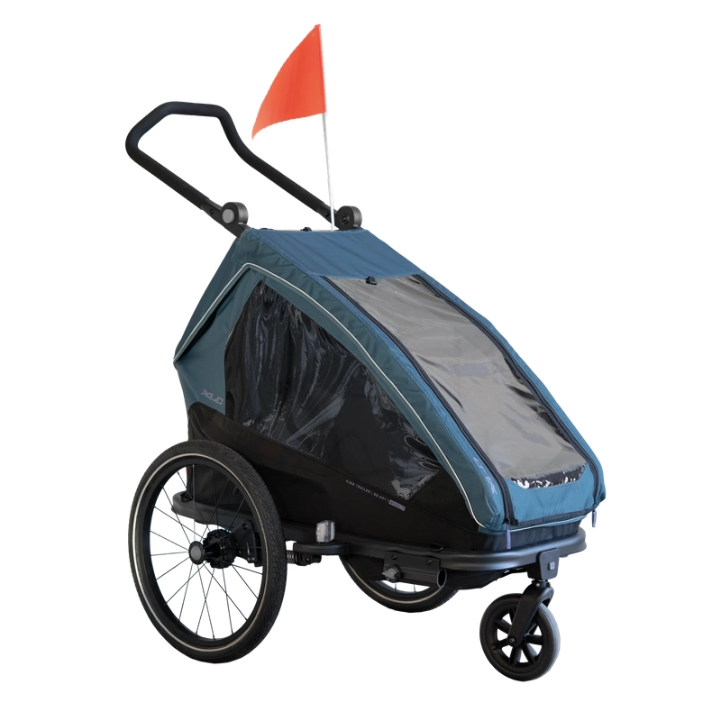 Rimorchio Per Bambini Mono T BS-K01 Petrolio/Lilla #4